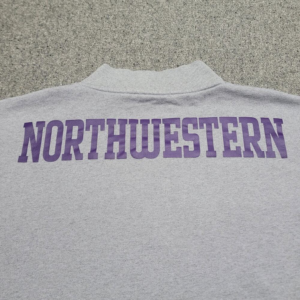 Under Armour Northwestern Wildcats Sweatshirt Women Large Team Issue #8 Coldgear